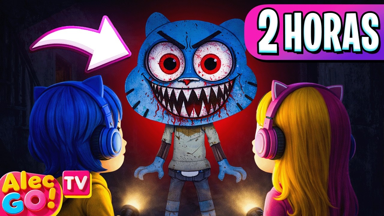 O GUMBALL POSSUÍDO DO ROBLOX! +2 HORAS COM HISTÓRIAS DE TERROR Alec GO! #TV)