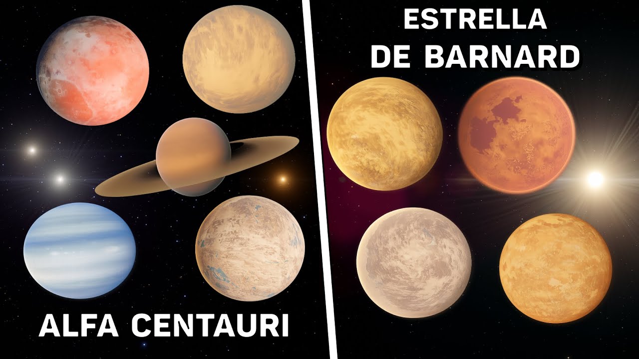 Sistemas Actualizados de Alfa Centauri y la Estrella de Barnard | SpaceEngine