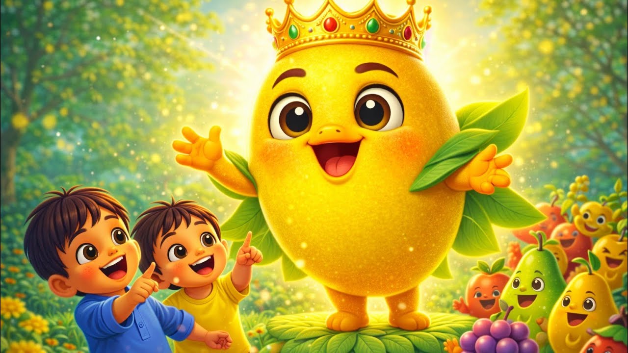 फलों का राजा आम 👑 | Mango King Rhyme | Hindi Nursery Rhymes | Fun Rhymes | Kids Songs Hindi #rhymes 