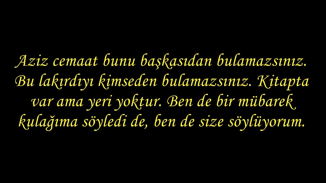 Tıbb ve Tasavvuf Doktoru Münir Derman Sohbetleri 12