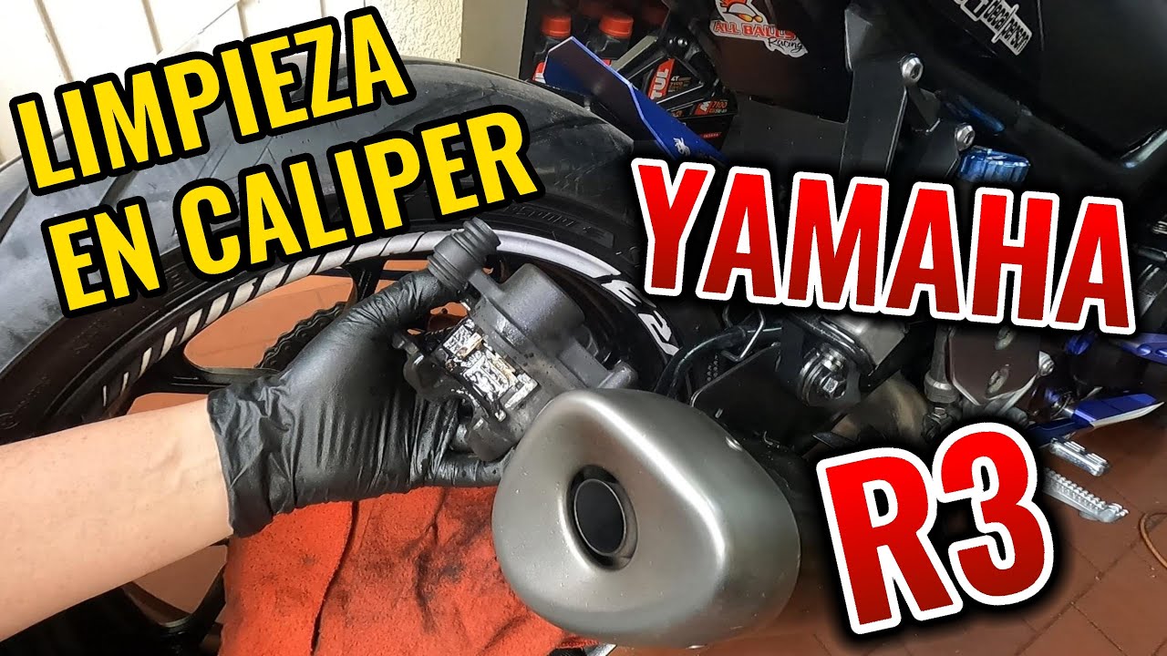 Limpieza de mordazas (caliper) en Yamaha R3 - Mt 03
