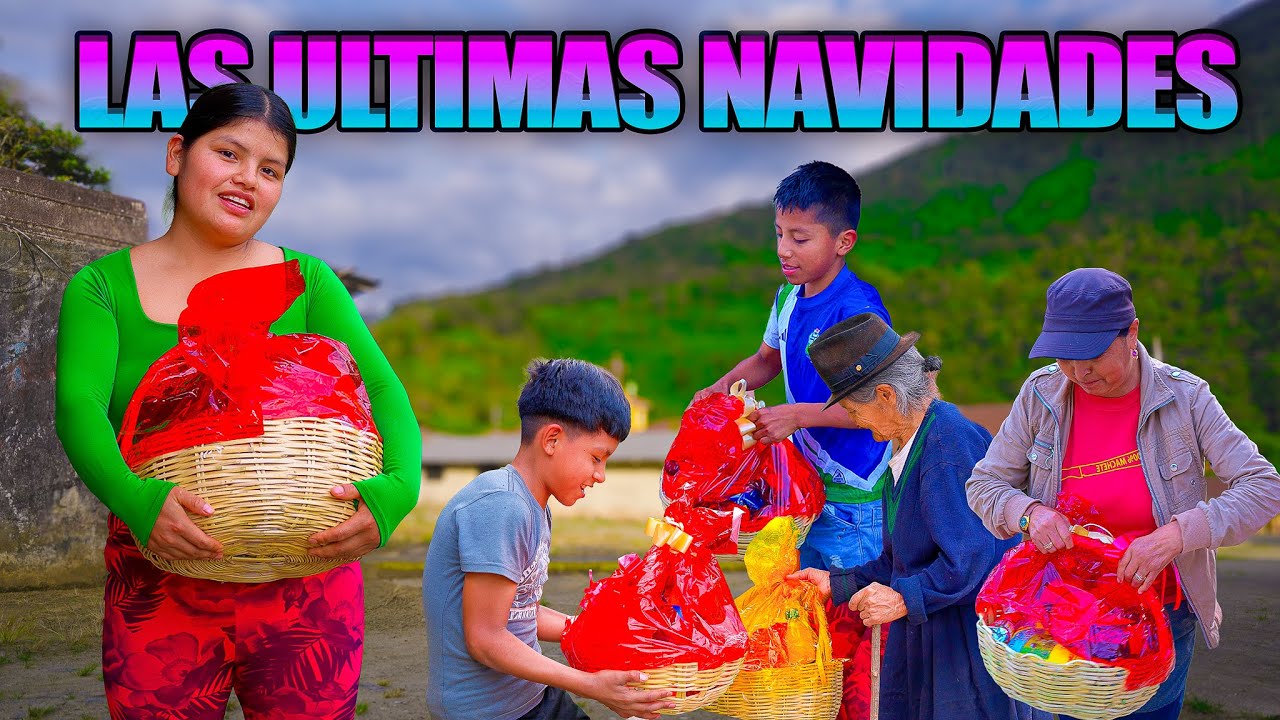 COMPARTIENDO CANASTAS NAVIDEÑAS CON NIÑOS Y ADULTOS MAYORES DE MI PUEBLITO - NATHALIA
