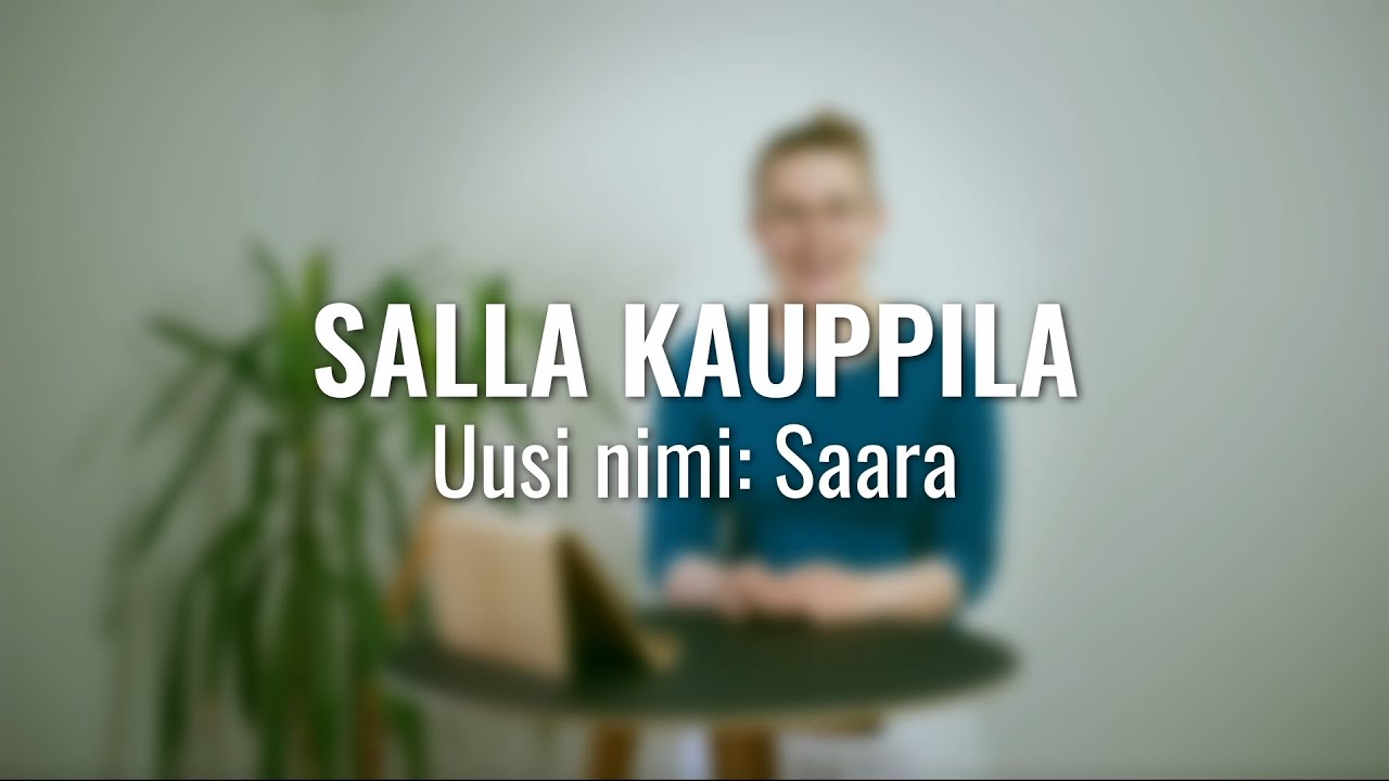 Uusi nimi: Saara