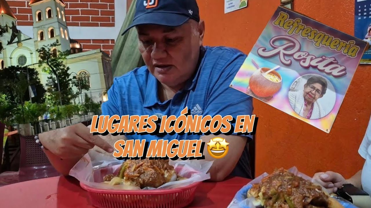 Lugares imperdibles de comida en San Miguel pt.1🇸🇻🍴