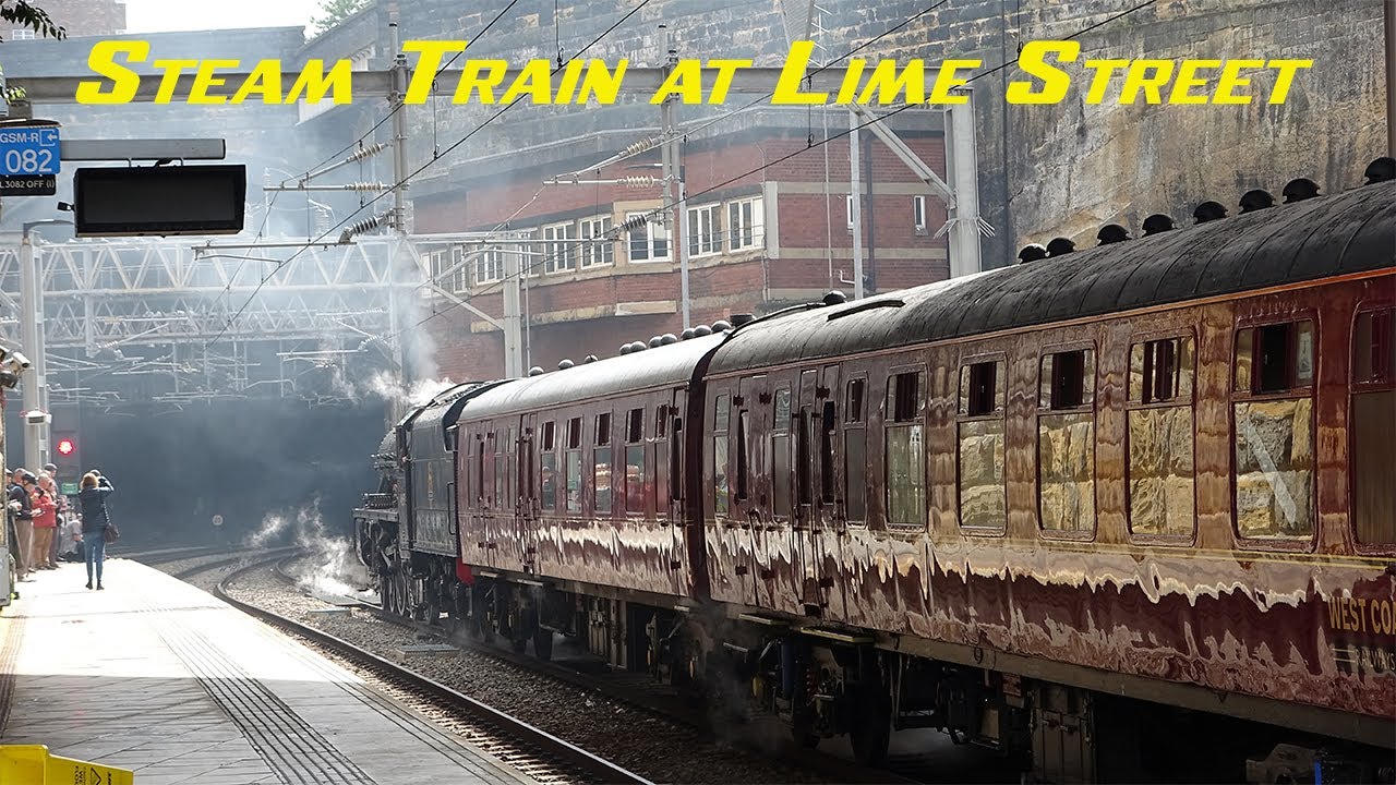 Steam Train At Lime Street Station - 16th July 2023