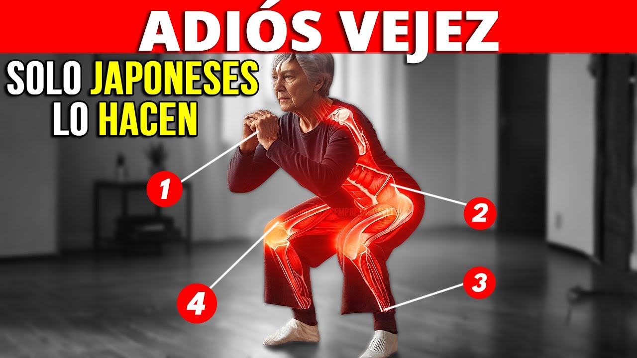 5 Ejercicios que los Japoneses de M&aacute;s de 50 A&ntilde;os Hacen a Diario (Para Fuerza y Movilidad)