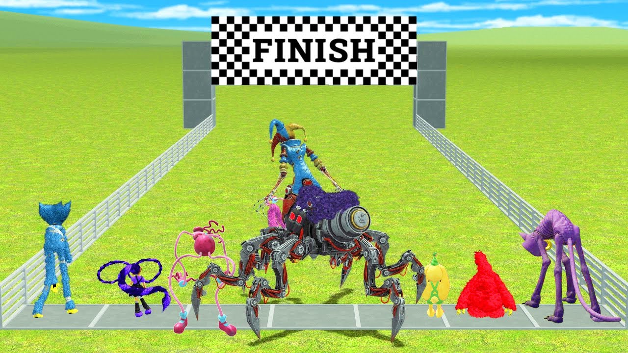 ¿QUIEN es el MAS RAPIDO de Poppy Playtime Chapter 1,2,3,4,5? 😱
