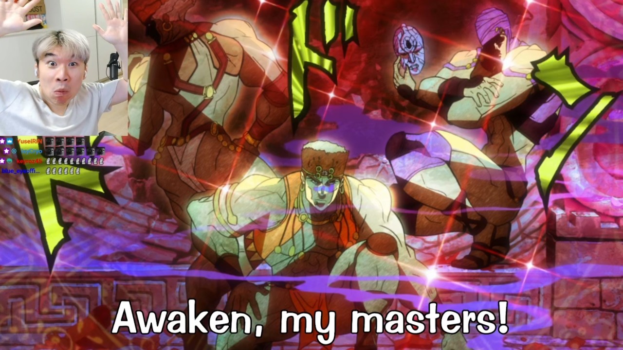 AWAKEN MY MASTERS | JoJo's Bizarre Adventure BATTLE TENDENCY REACTION