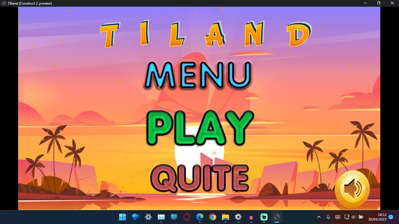 Construct 2 - jeux mobile retro code explication