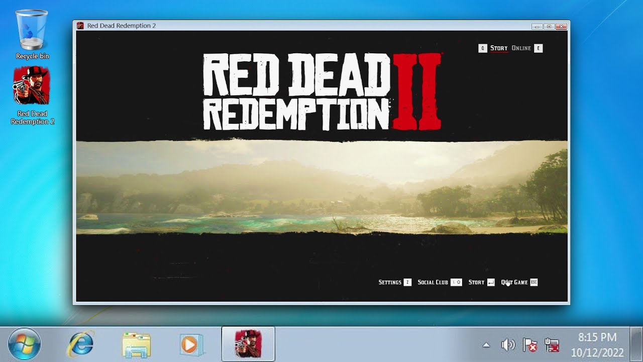 Я попробовал RDR2 на Windows 7