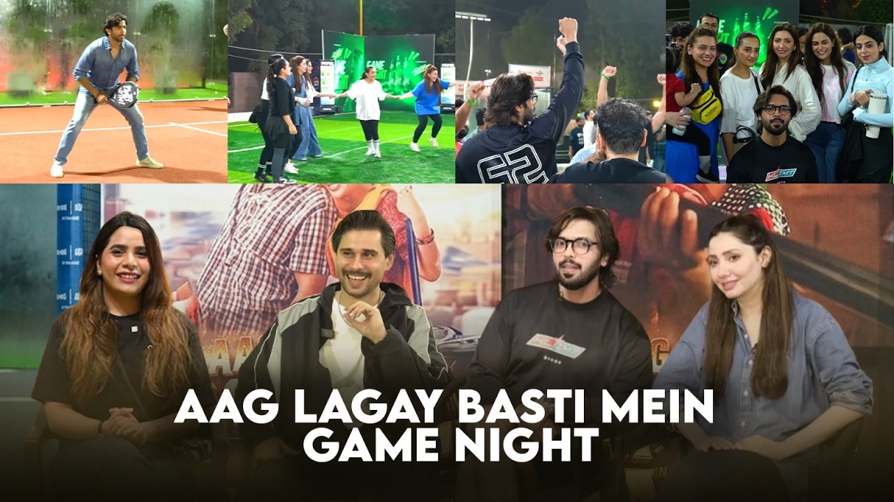 Aag Lagay Basti Mein Game Night | Fahad Mustafa | Mahira Khan | Tabish Hashmi | SA1Q