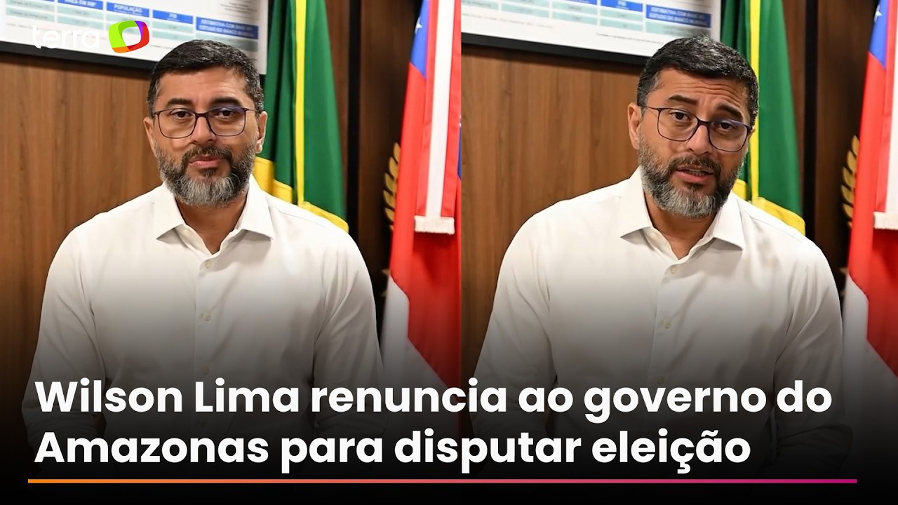 Ap&oacute;s dizer que terminaria mandato, Wilson Lima renuncia como governador do Amazonas