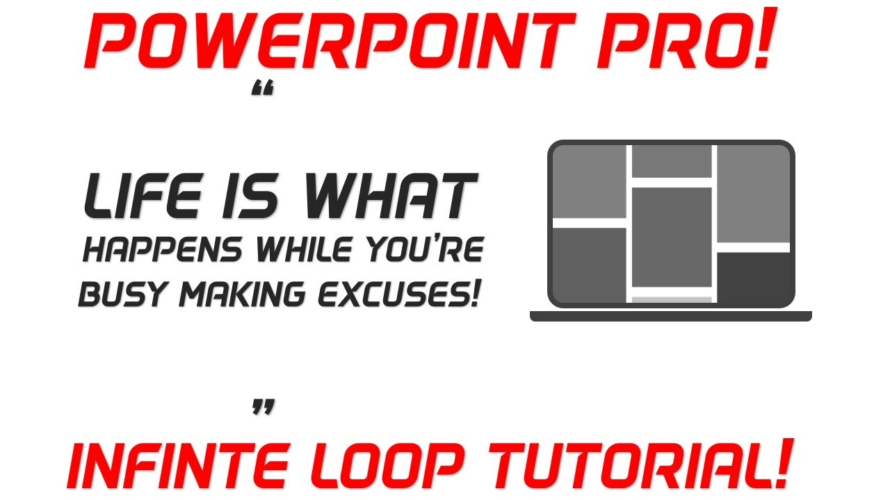 PowerPoint Infinite Loop Screen Animation Tutorial | PowerPoint Pro Tutorial Video!