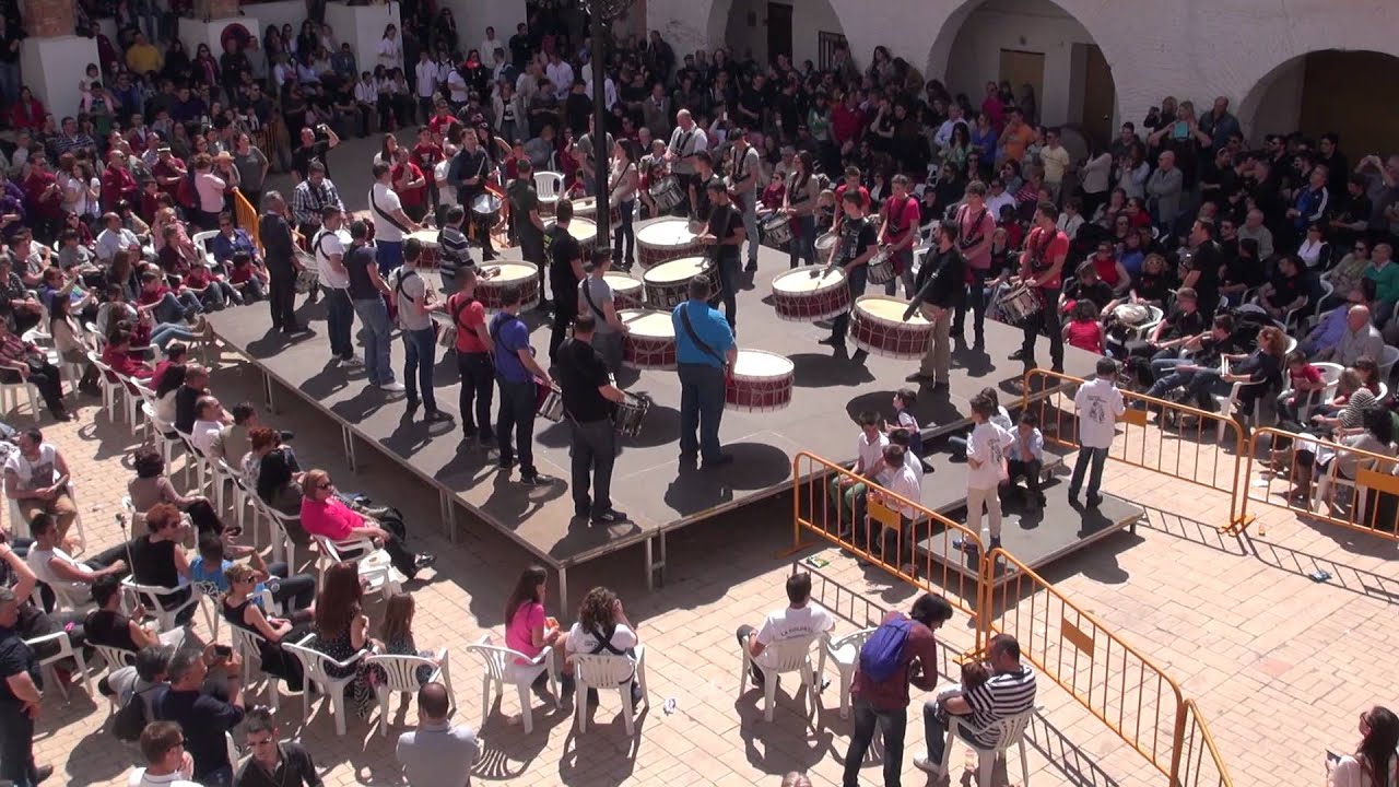 Tambors de Passió Almassora en el Concurso de tambores de Híjar 2014