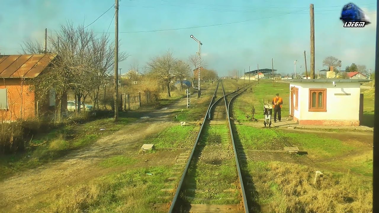 Train Backview [Linia 909 Line]  Roșiori Nord-Plosca Hm.-Alexandria - 04 December 2019