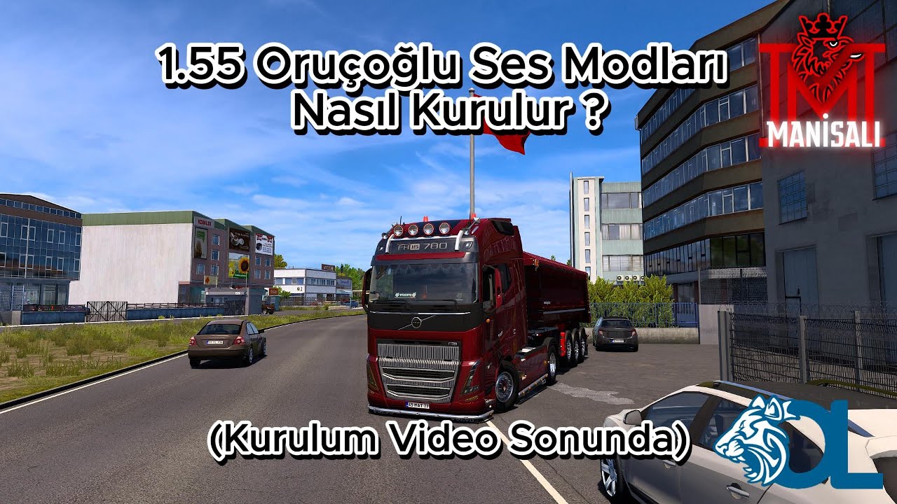 1.55 Truckers Mp Uyumlu Oruçoğlu Ses Modları Nasıl Kurulur ? #eurotrucksimulator2
