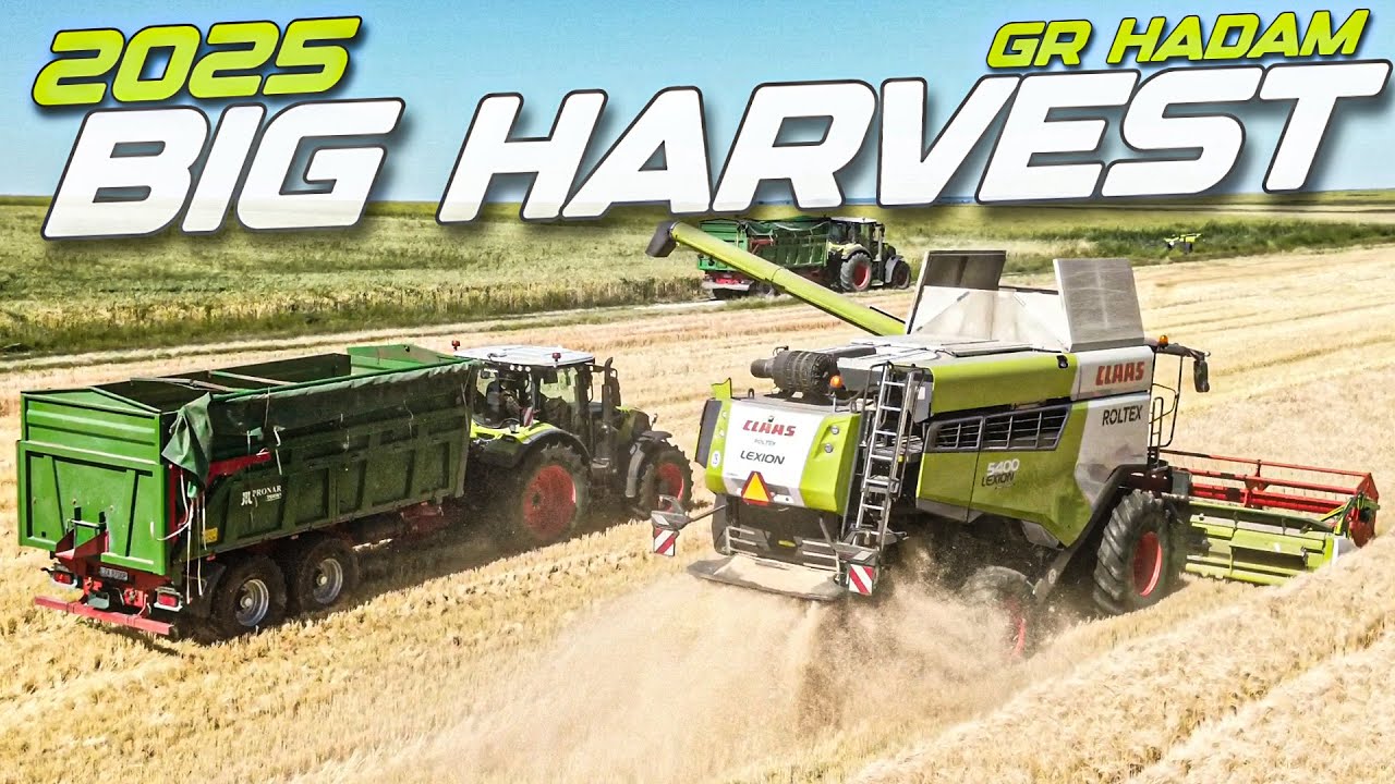 ✩ 🇵🇱ROZPOCZĘCIE ŻNIW 2025 W GR HADAM!🌾✔4X CLAAS W AKCJI!✔ PIERWSI W OKOLICY!✔AXION , ARION , LEXION✔