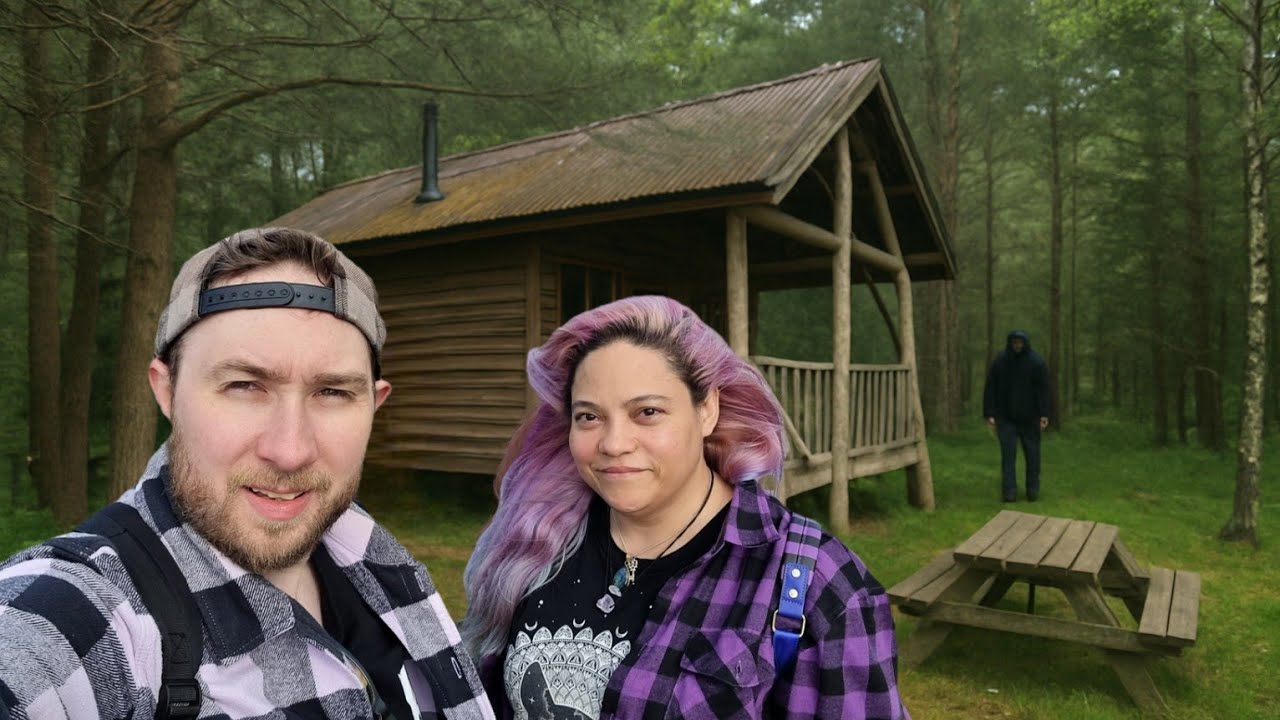 🌲 We Stayed in a Cabin in the Woods at Swinton Estate + Visited The Druid’s Temple! 💀