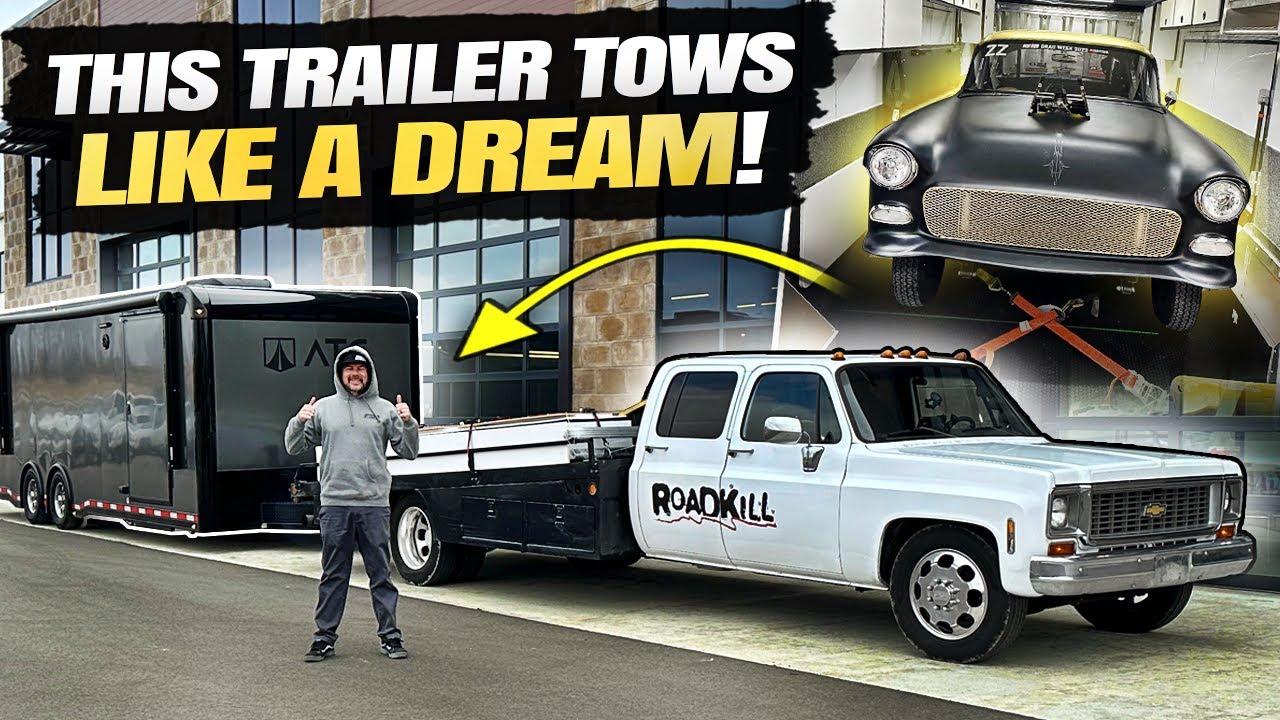 The Cummins-Swapped Chevy Square Body Hauls My New Race Trailer!