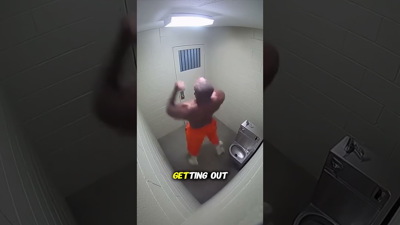 Massive Inmate Goes Berserk in Solitary Confinement | Shocking US Prison CCTV Footage