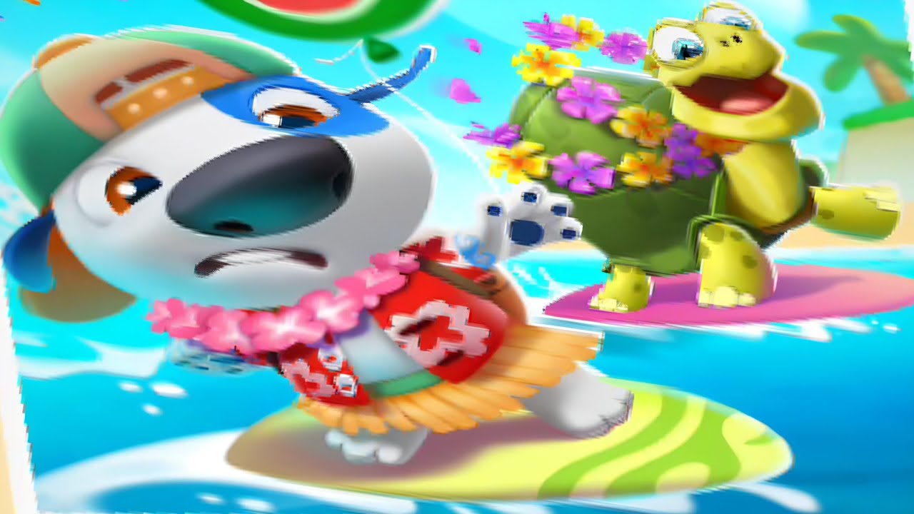 My Talking Hank islands Summer update New outfit unlocked all worlds & animals Gameplay Android ios