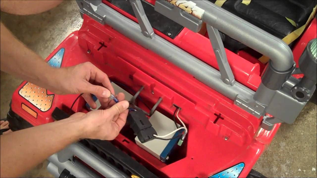 Инструкция: Преобразование Power Wheels 12 В в 24 В