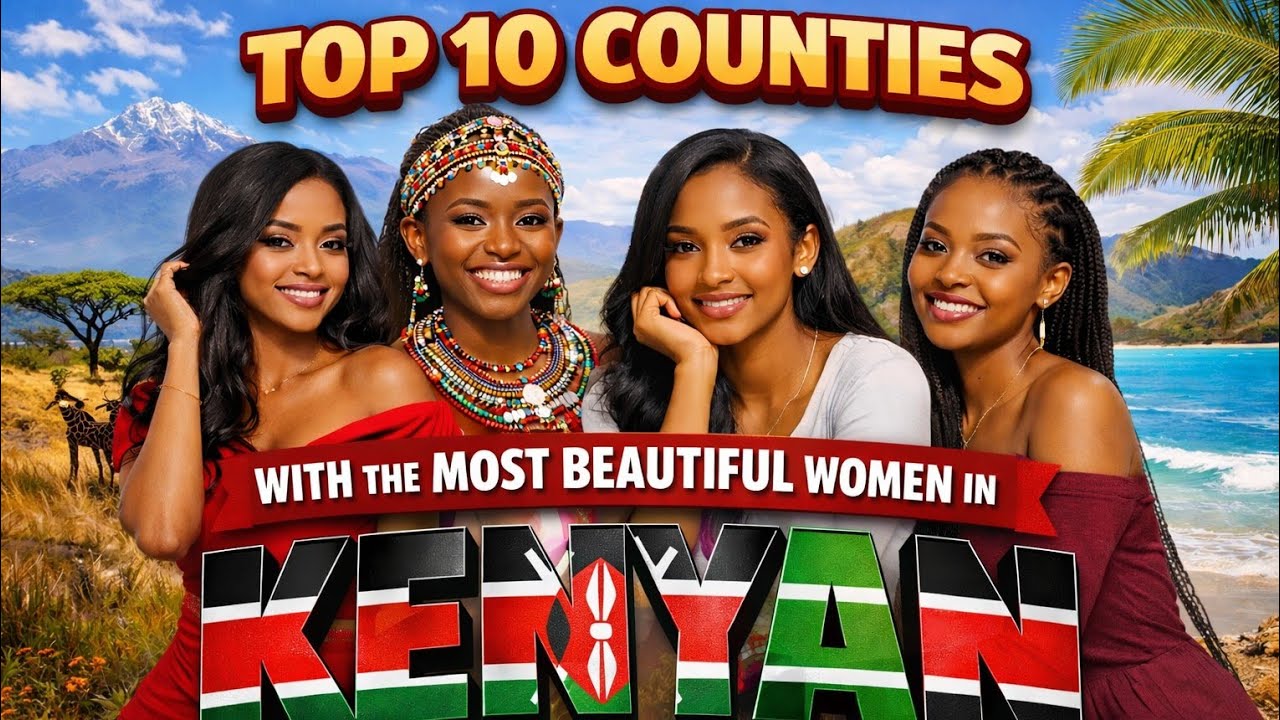 10 округов с самыми красивыми женщинами в Кении #beautifulwomen