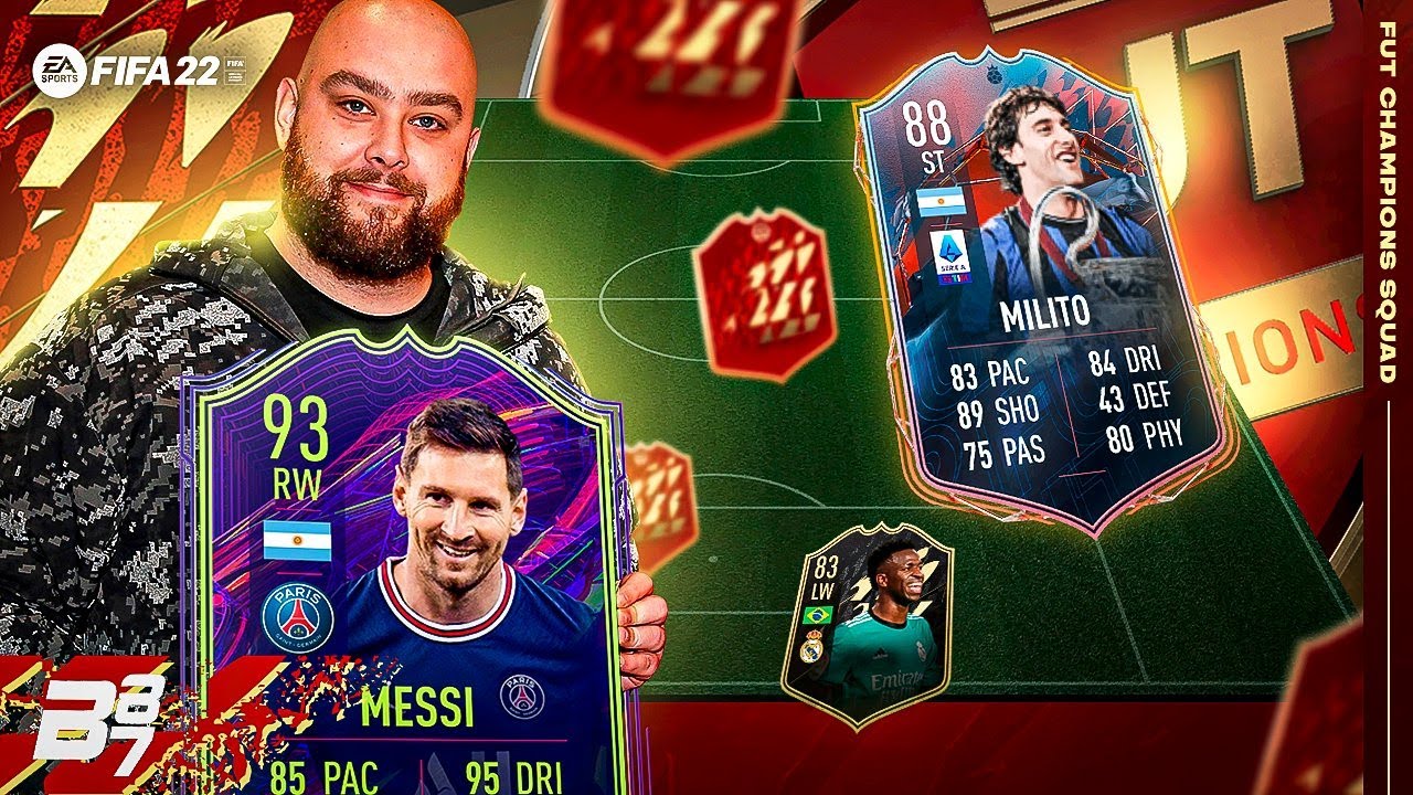 OTW MESSI! USING A FUT DRAFT IN FUT CHAMPIONS! | FIFA 22 ULTIMATE TEAM