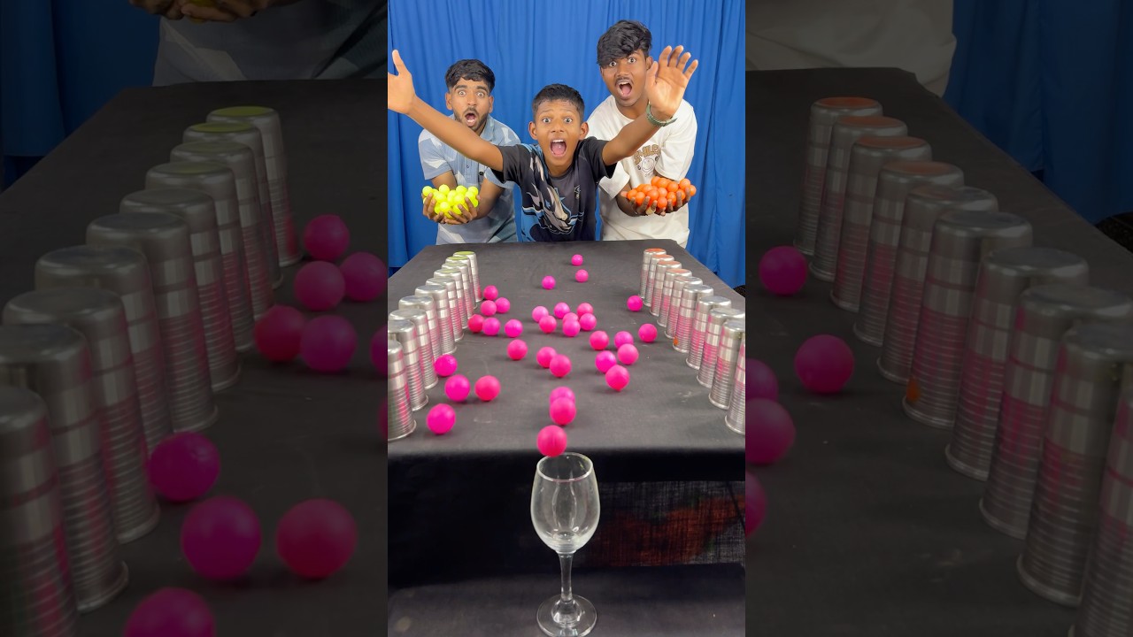 Amazing ball role family challenge ✅ #shorts #game