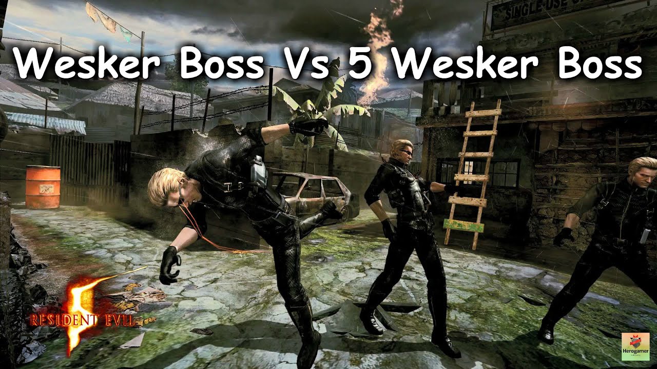 Resident Evil 5 Wesker Boss Mod Vs 5 Wesker Bosses