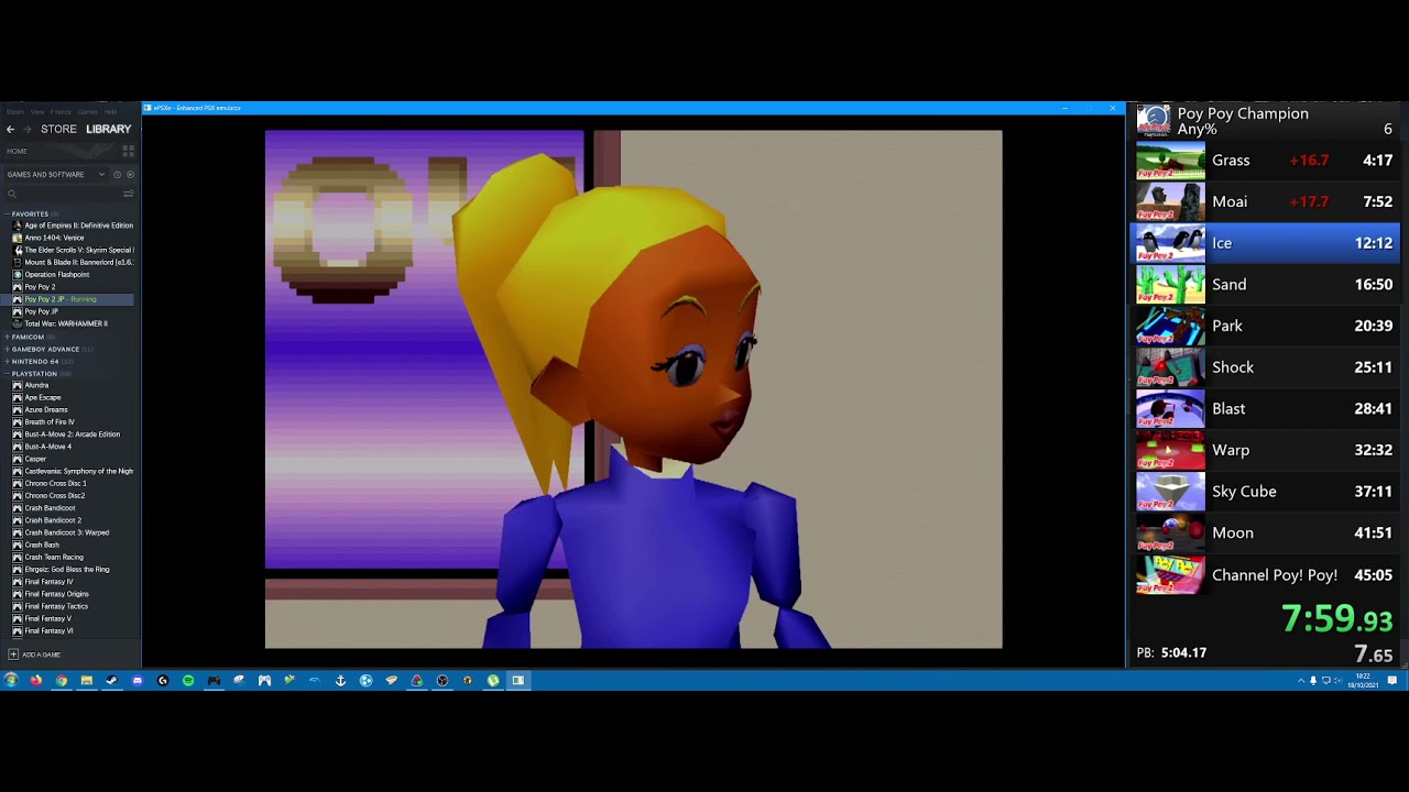 Poy Poy 2 Speedrun Any% Poy Poy Champion 44:31