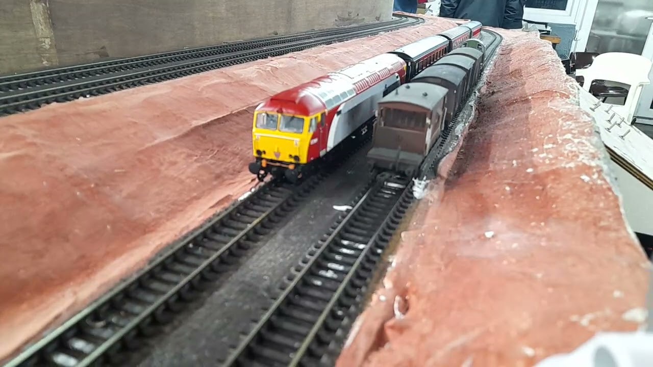 My virgin trains class 57 running at the cradley heath model railway club.