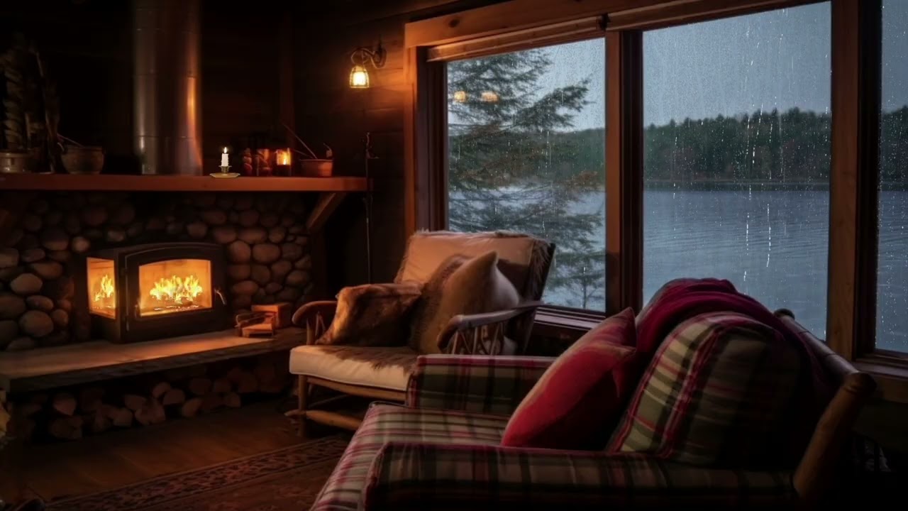 Quiet Room, Heavy Rain 🌧️ Relaxing Sleep Sound 30 Min
