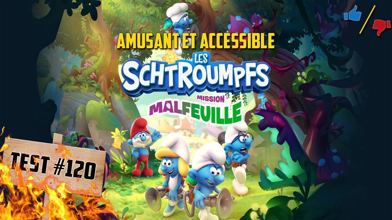 LES SCHTROUMPFS MISSION MALFEUILLE - AMUSANT ET SYMPATHIQUE [TEST #120]