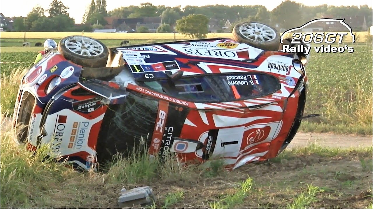 Ypres Rally 2023 Day1 BIG CRASH Lefebvre &_Best of by 206GT