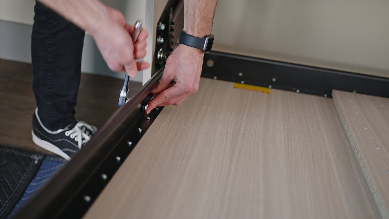 #13 - Mounting the Horizontal Murphy Bed Panel