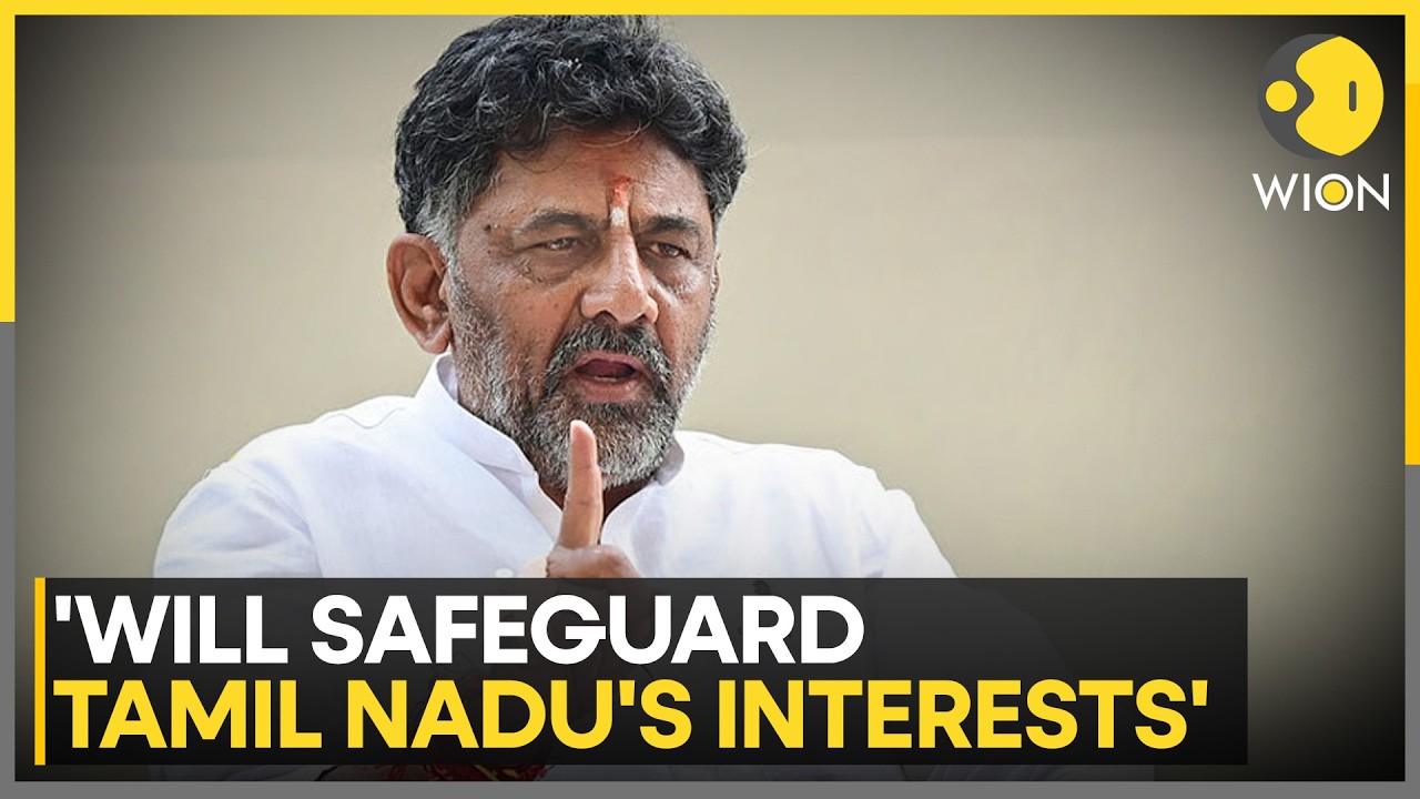 Mekedatu Row: Karnataka's Shivakumar Assures Tamil Nadu, Says Project Serves Its Interests | WION