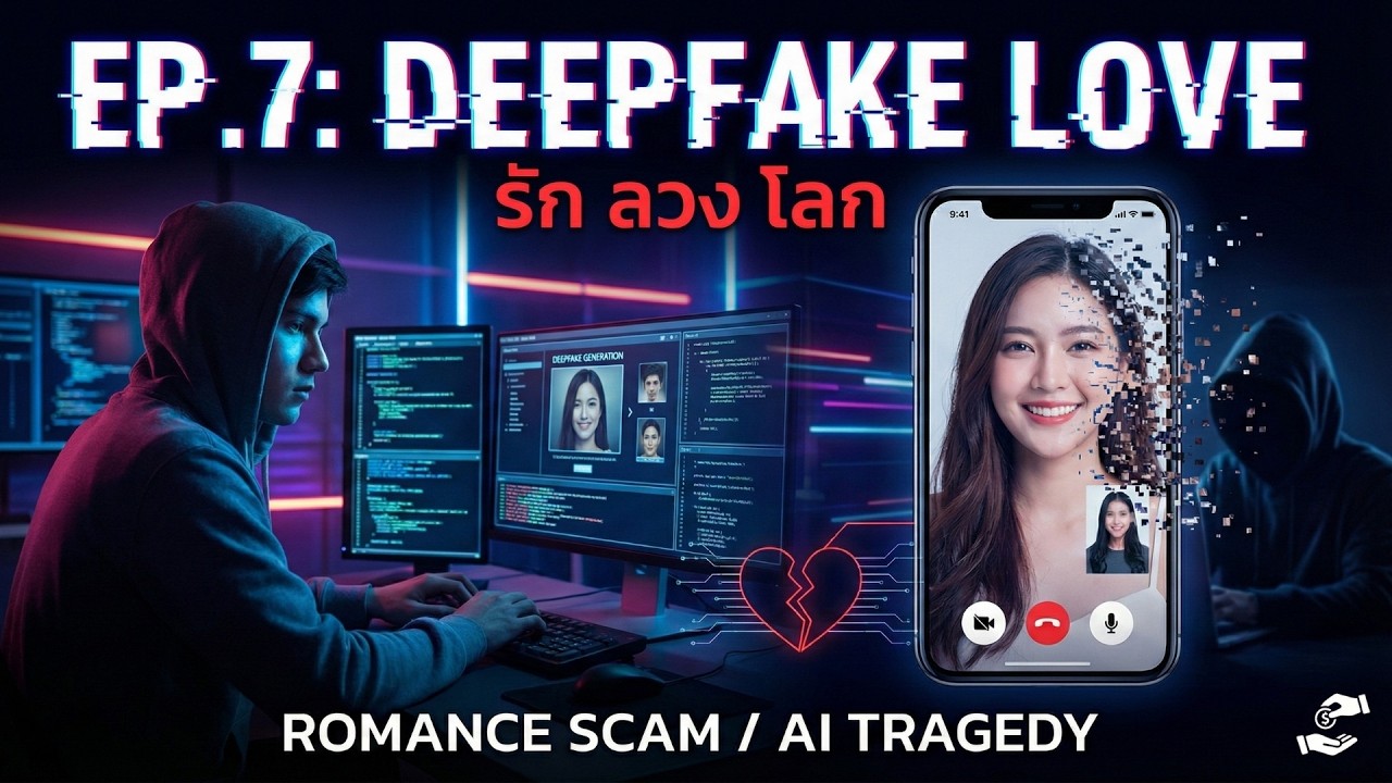 รัก ลวง โลก | แฉกลลวง AI สร้างใบหน้าปลอม หลอกให้รักแล้วเชือด! EP.7 Deepfake Love #ราคาที่ต้องจ่าย