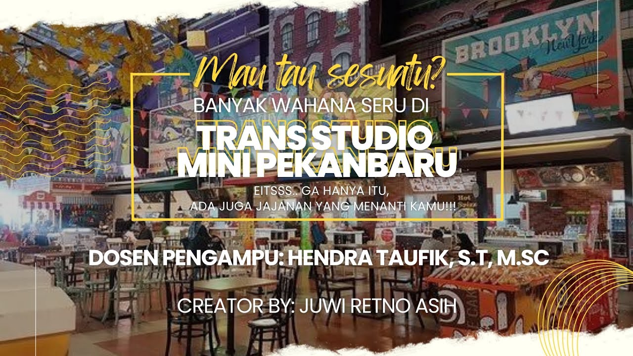 Banyak wahana seru di Trans Studio mini Pekanbaru, eitsss ada juga jajanan yang menanti kamu!!!