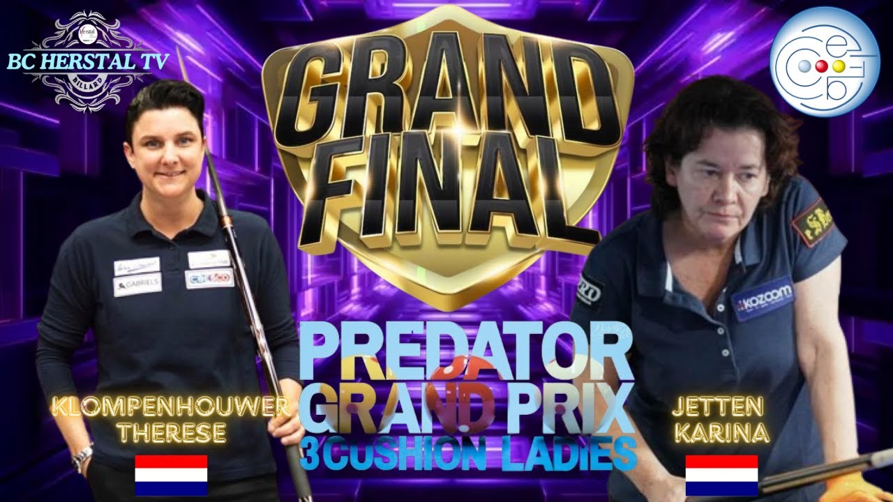 43 / PREDATOR GP 3-CUSHION LADIES - FINAL - KLOMPENHOUWER Therese Vs JETTEN Karina