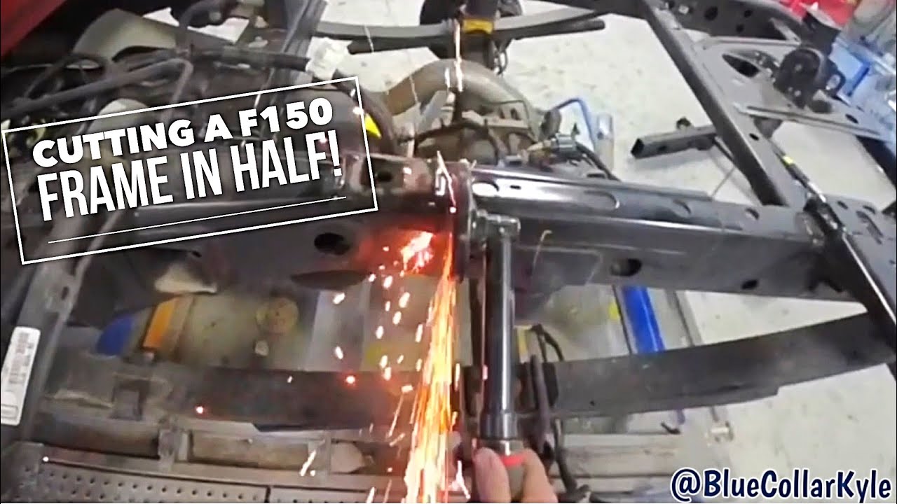 Разрезание рамы Ford F150 пополам