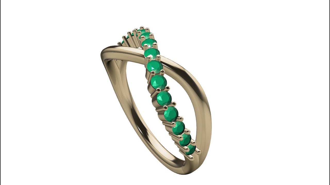 How to make a Infinity Ring with Stones in Matrix 9