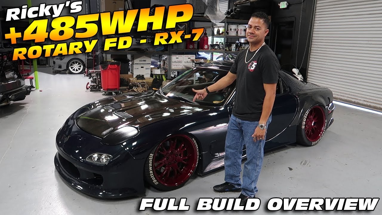 INSIDE RICKY'S +485HP FD RX-7 BUILD - ENTIRE MOD LIST!