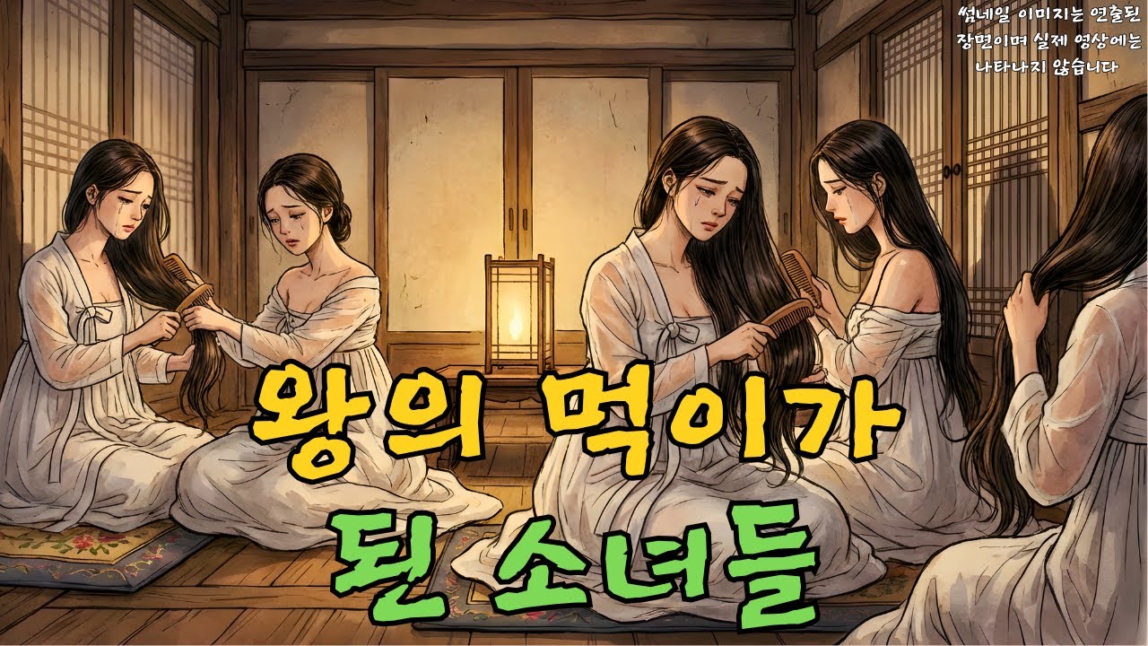 조선 왕조 실록에서 지워진 긴 머리 소녀들의 비밀 결사와 그들이 왕실 깊은 곳에서 지키려 했던 끔찍하고 슬픈 진실| 야담&middot;민담&middot;전설&middot;설화&middot;옛날이야기
