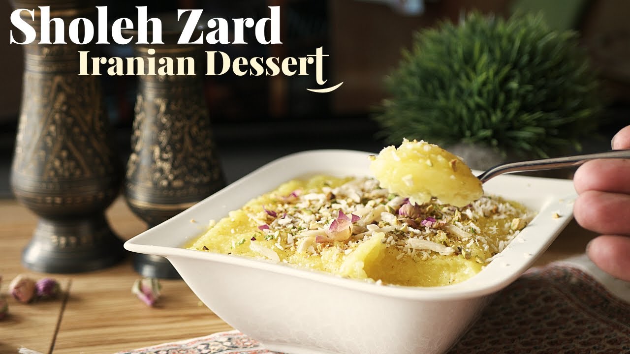 MAKE THIS DELICIOUS DESSERT WITH 1 CUP OF RICE | PERSIAN SAFFRON RICE PUDDING (Sholeh-Zard)