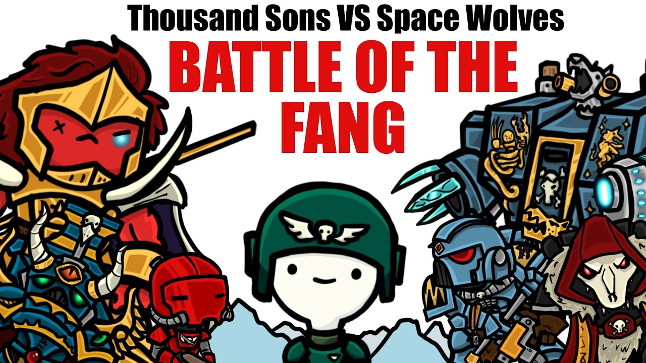 SPACE WOLVES vs THOUSAND SONS: Battle of the Fang| Warhammer 40k Lore