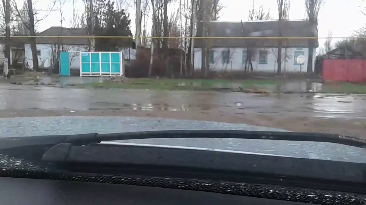 Жамбыльская обл.жуалынский район.село.Карасаз. Паводки!