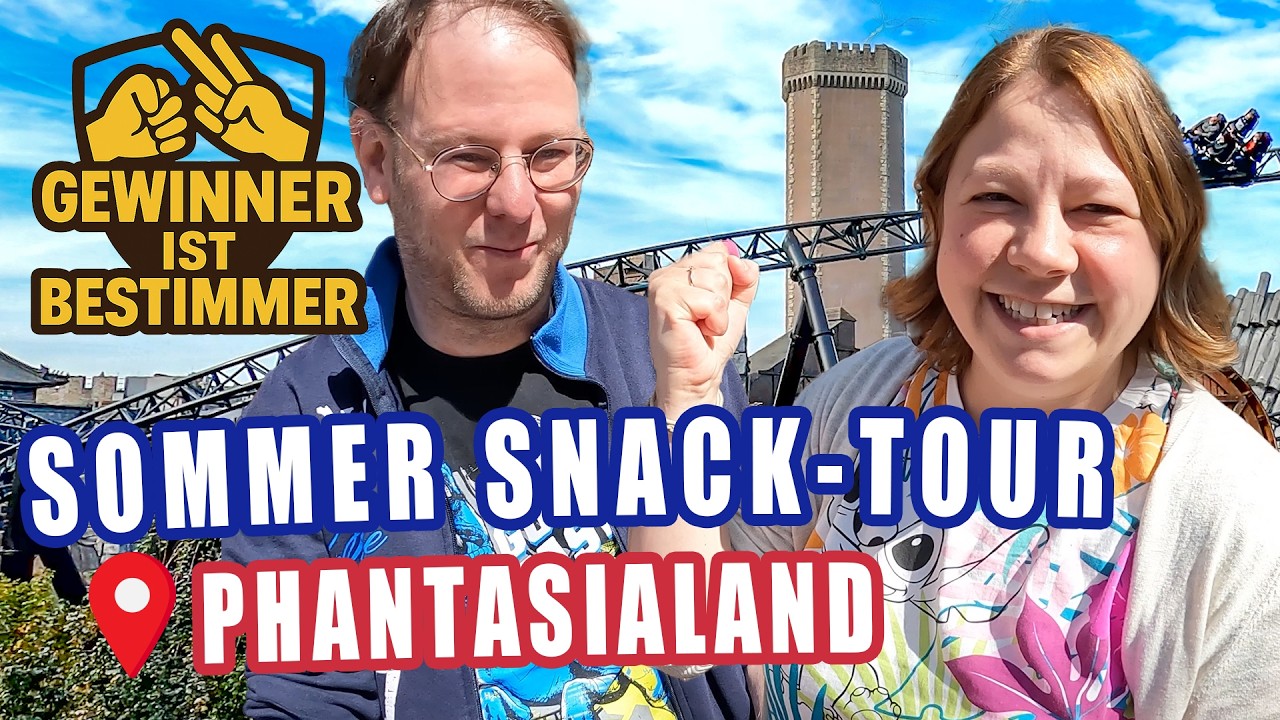 Gewinner ist Bestimmer: Snack-Tour durchs PHANTASIALAND | Unser leckerstes Spiel!