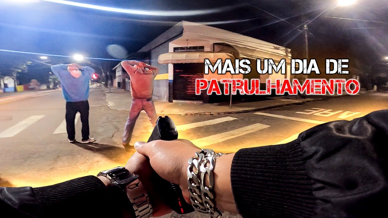 Mais um dia de Patrulhamento. com soldado Marcio Robles