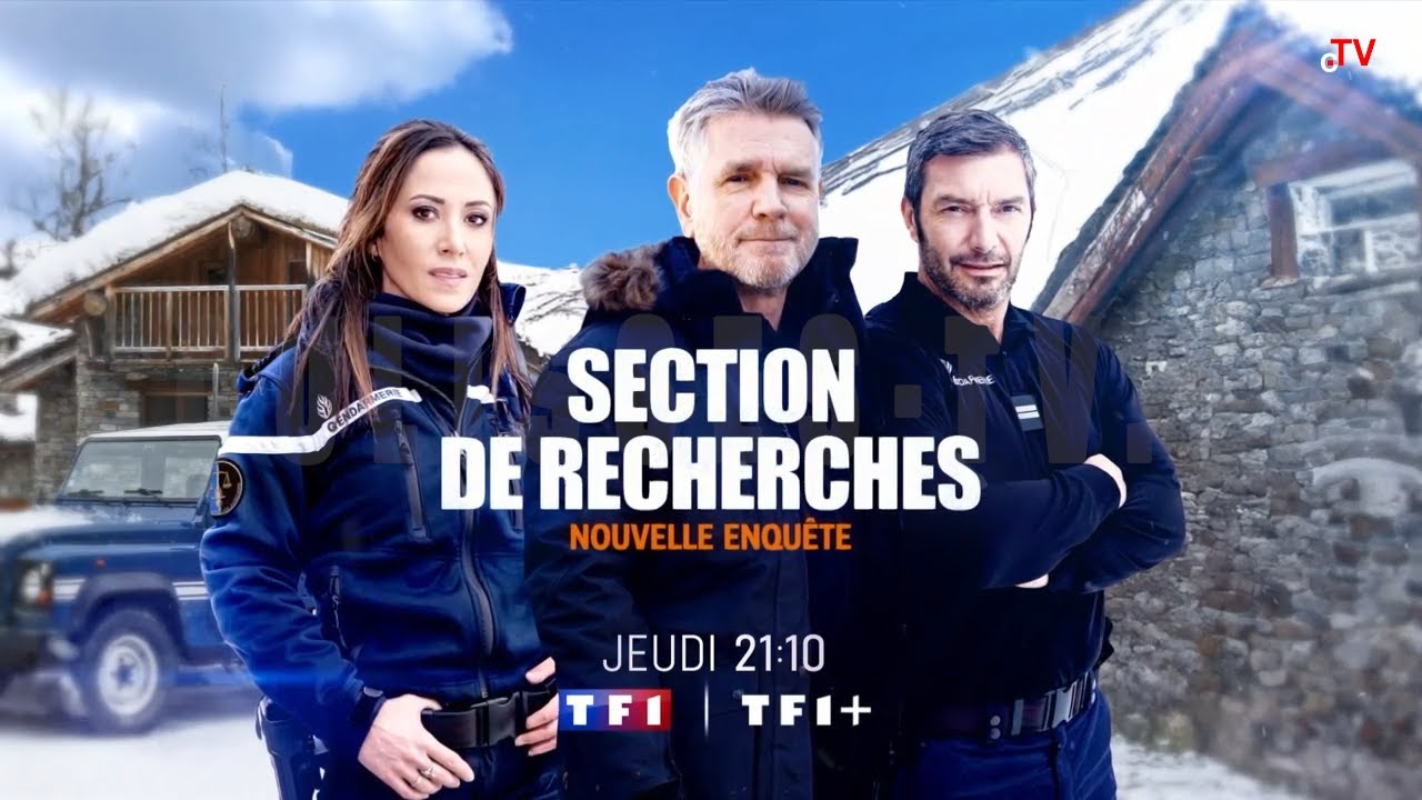 Section de Recherche jeudi 23 octobre 2025 sur TF1
